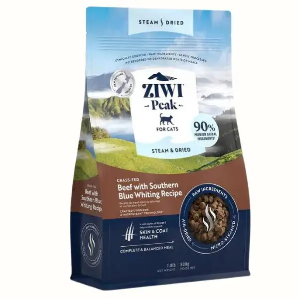 Ziwi Peak  Steam & Dried 微蒸風乾系列 - 草飼牛肉+南藍鱈 2.2Kg